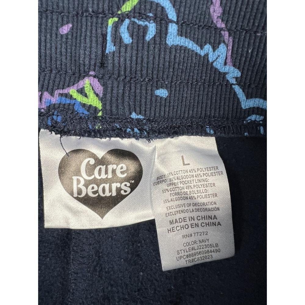 Care Bears Joggers Juniors Large Blue AOP Drawstring Pull On Elastic Waist - Picture 11 of 13